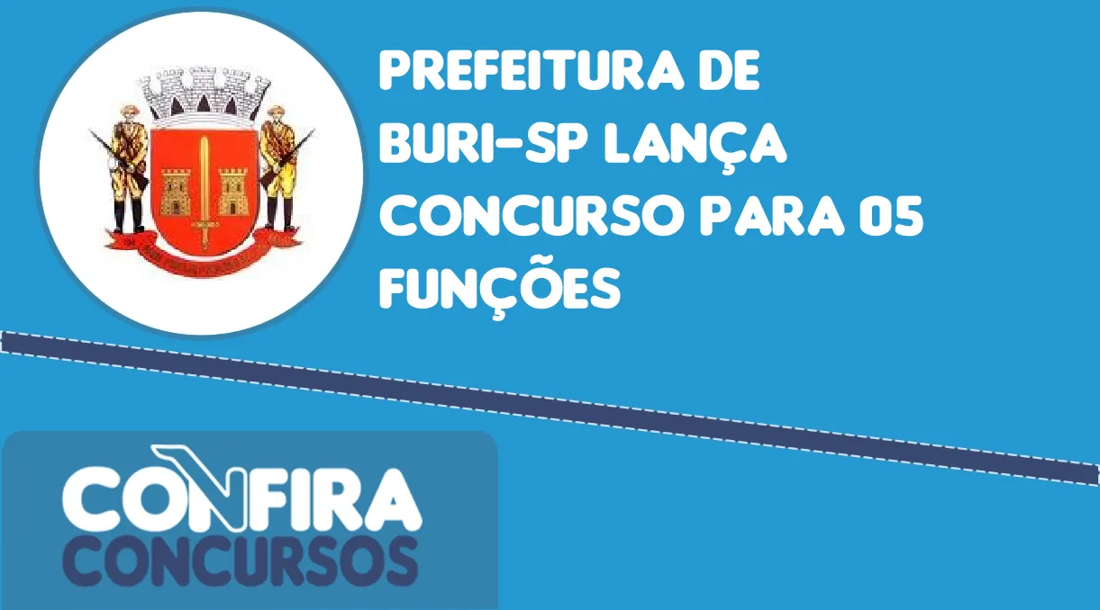 Prefeitura De Buri Sp Lan A Concurso Para Fun Es