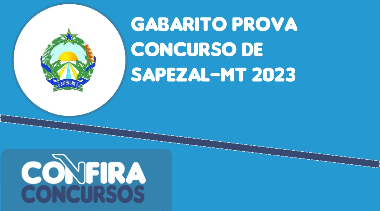 Gabarito Prova Concurso De Sapezal Mt