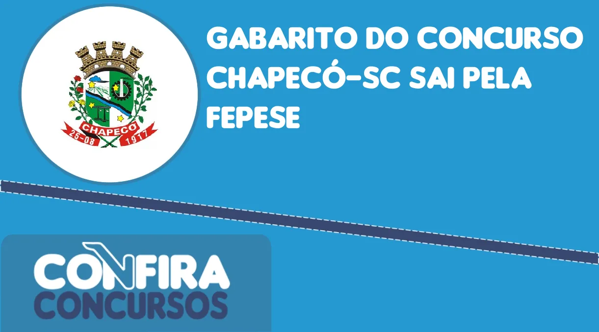 Gabarito Do Concurso Chapec Sc Sai Pela Fepese