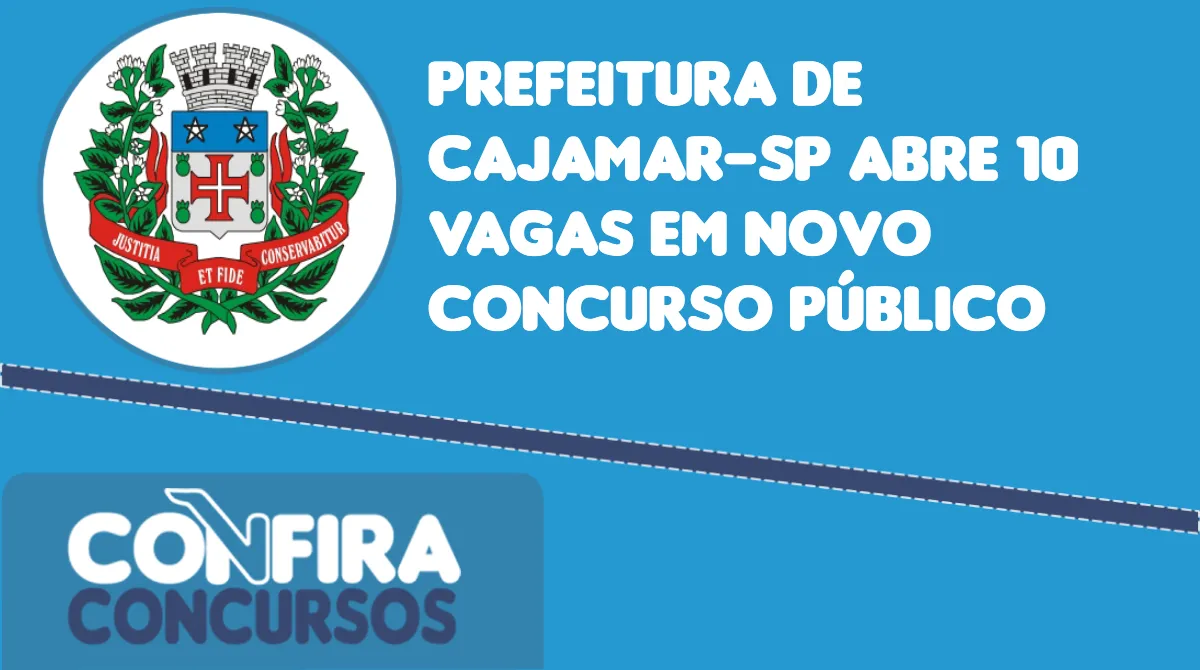 Prefeitura De Cajamar Sp Realiza Concurso Para Vagas