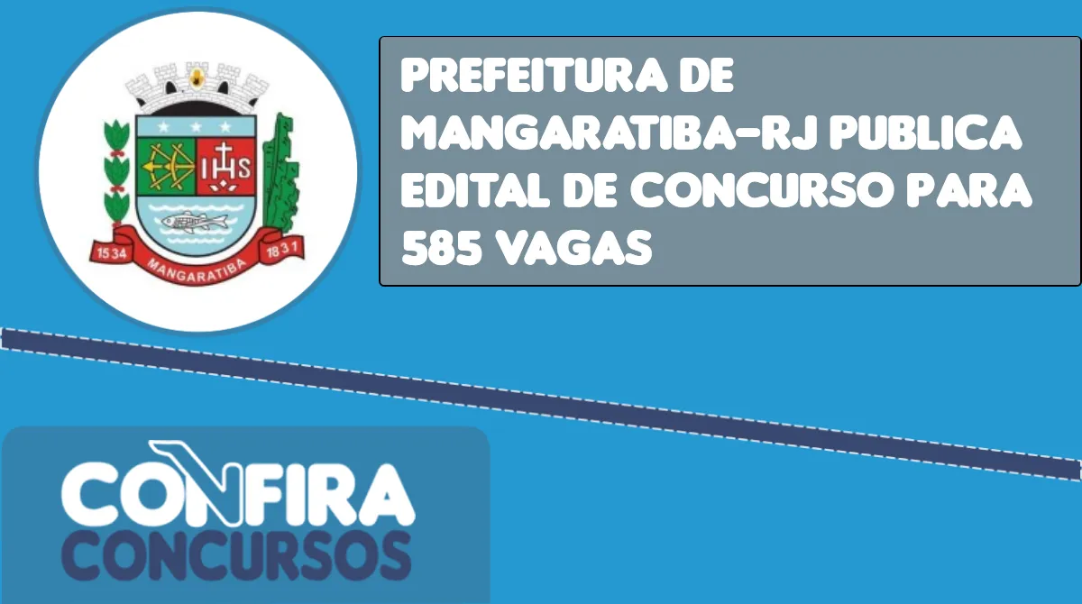 Prefeitura De Mangaratiba-RJ Publica Edital De Concurso Para 585 Vagas